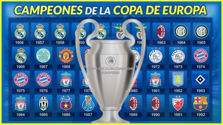Campeones de copa de europa de futbol