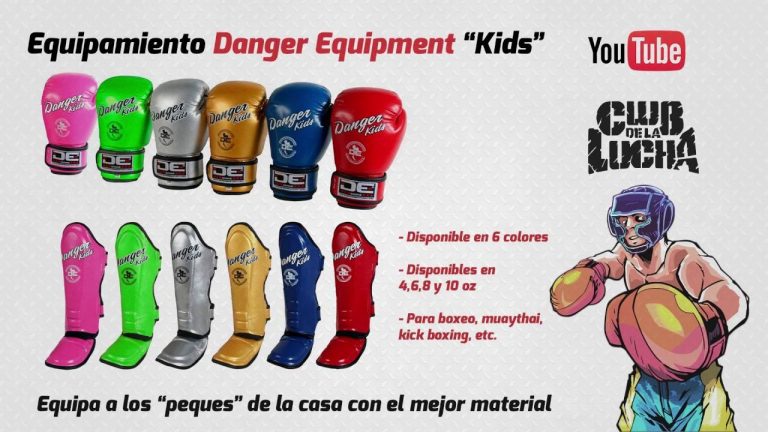 Tallas guantes boxeo niños